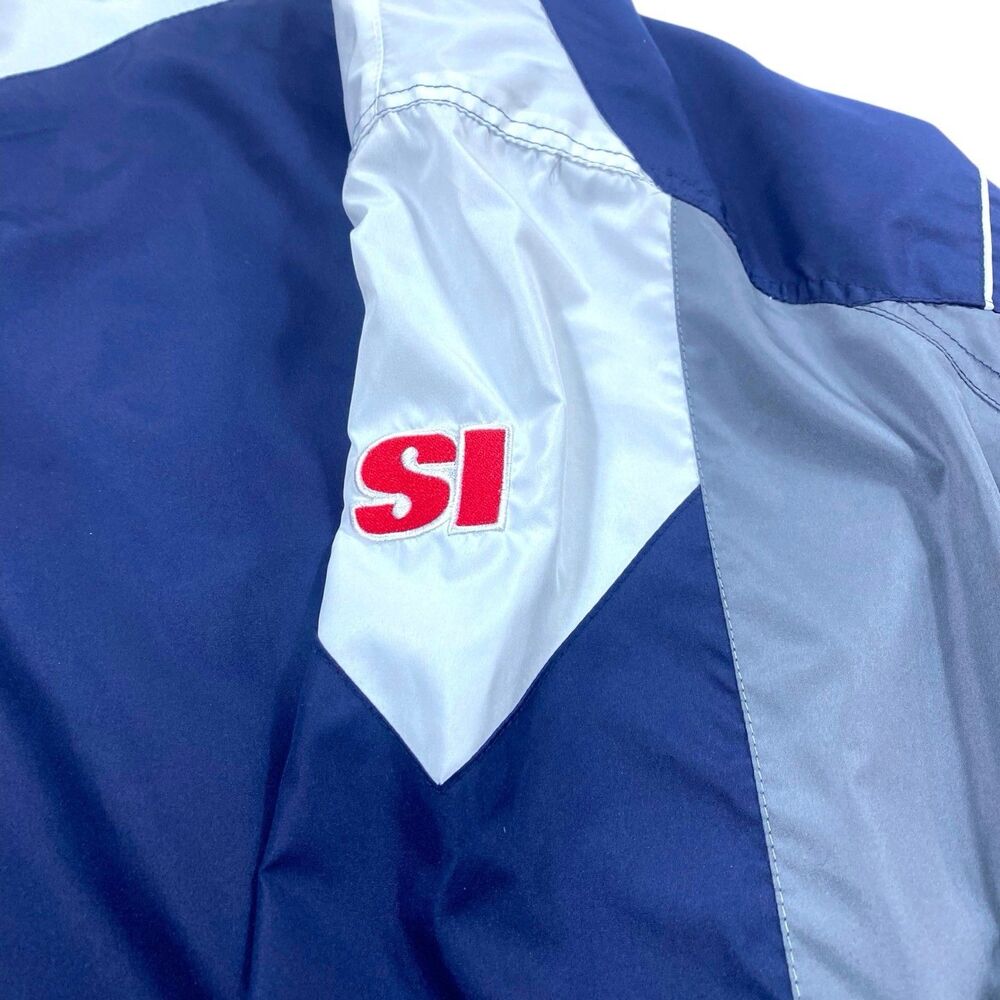 Dunbrooke Patriots Windbreaker Mens LARGE Blue NFL Team Jacket Full Zip SI Logo - Picture 4 of 9